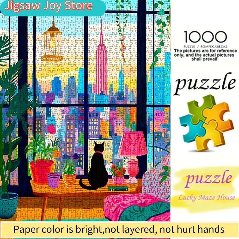 DIY Paper Puzzle, New York Cit - đánh giá và giá Plant Parent Pot