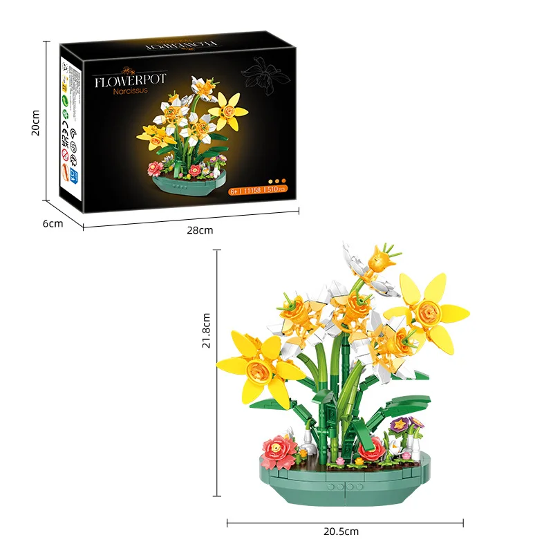 Preserved Daffodil Flower Pott - đánh giá và giá Plant Parent Pot